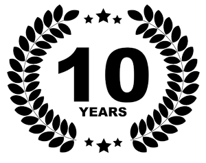 10 Years in service
